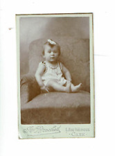 photographie CDV bébé dans