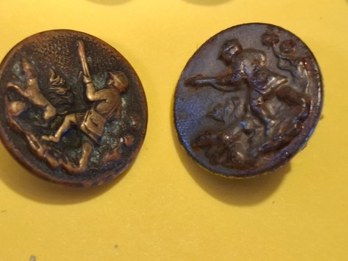 Lot boutons anciens chasse - boutons,