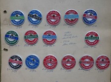 Lot de 15 plaques de VELO, revendeurs Belges des années 50 Francophones Flamands