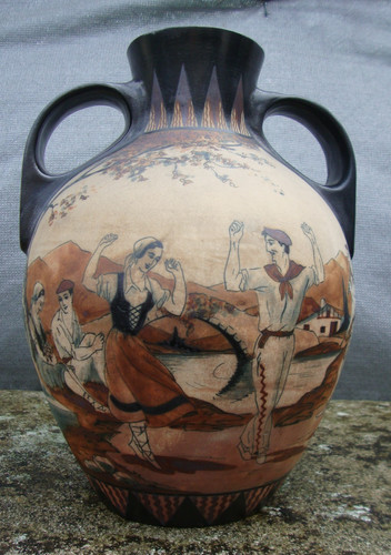 Grand vase ancien céramique - grand,