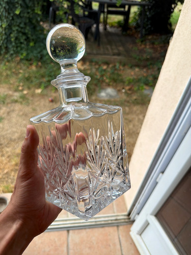 Carafe whisky cristal - à,