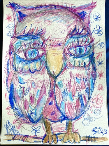 Tableau hibou mignon - mignon, oiseau
