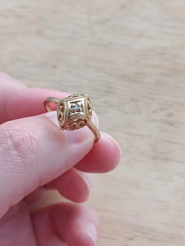 Bague fiançailles ancienne - bague,