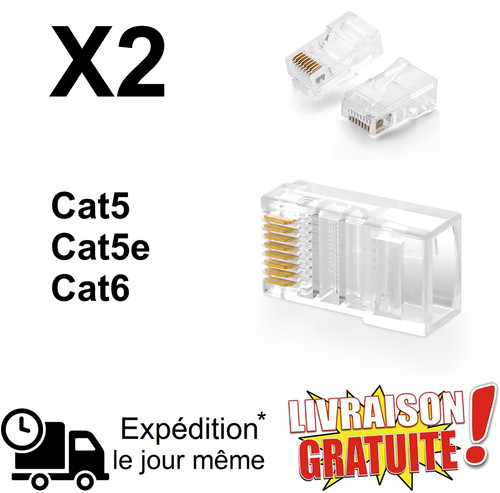 Lot connecteurs rj45 - 2,