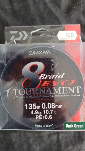 Daiwa tournament braid - 8, evo
