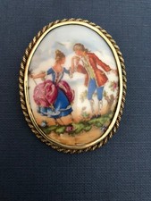 BROCHE SCENE BUCOLIQUE