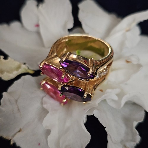 Bague vintage xxl - vintage, plaqué