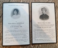 Lot 2 Images Mortuaires