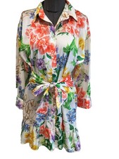 Très Belle Robe Fluide Colorée Zara M Jamais Porté 