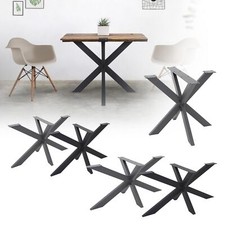 Pied de table Spider métal noir design industriel piètement meuble á votre choix
