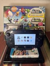 Nintendo Wii U Mario & Luigi Deluxe Set 32 GB Black Console + Wii Sports Club