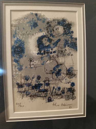 Theo tobiasse lithographie - tobiasse,,