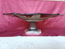 Coupe en verre fumé Art déco