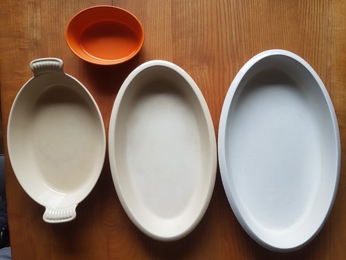 Creuset lot plat fonte - plat,