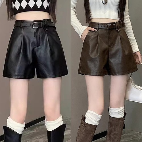 Short femme taille haute