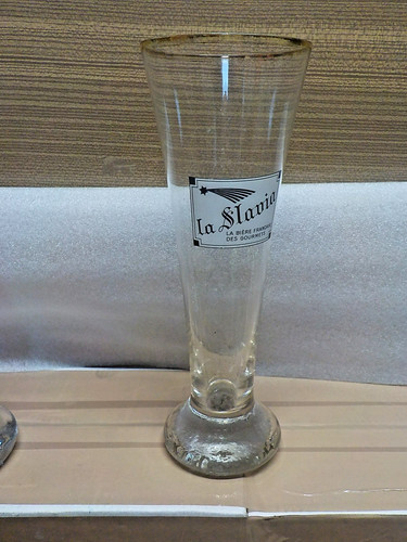 Verre pied boulle - verre,