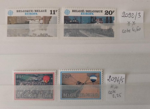 Timbres belgique cob - timbres, belgique-cob