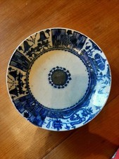 Plat incurvé faïence ancienne amérique centrale