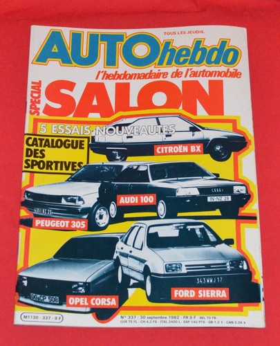 Auto hebdo 337 - hebdo, n°