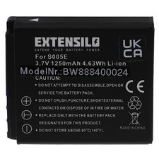 Batterie pour Panasonic Lumix DMC-LX3 1250mAh 3,7V