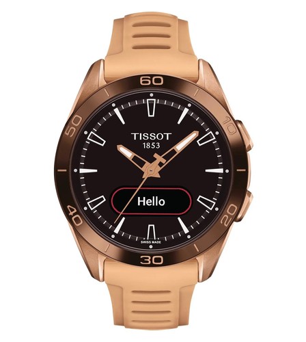 Tissot montre beige analogique - tissot,