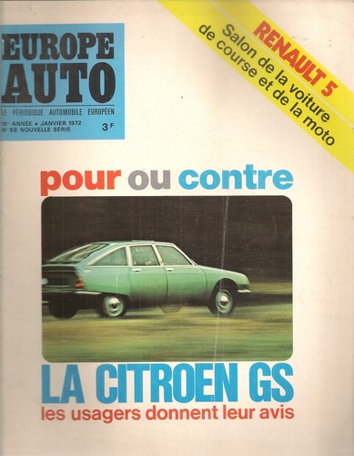 Europe auto 1972 - auto, alfa