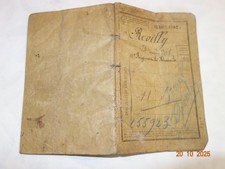 LIVRET MILITAIRE CLASSE 1882 11e REGIMENT DE HUSSARDS  GRENOBLE