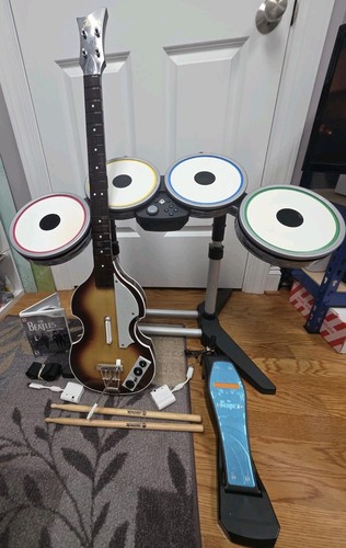Nintendo wii beatles rock band - rock,