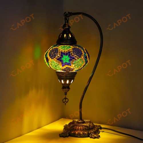 Lampe table mosaïque - lampe, en
