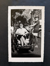 Carte Photo pousse-pousse Saigon 1950 photographe Tinh-Hoa
