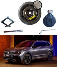 roue de secours 17" (galette) pour VW TIGUAN avec cric cléf et housse 155/90R17