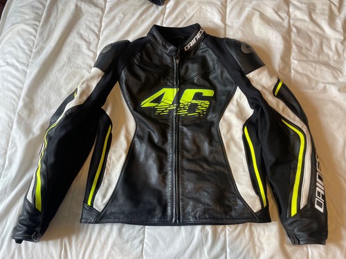 Dainese vr46 leather jacket - vr46,
