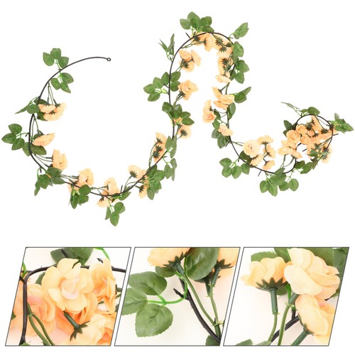 Rose artificielle guirlande - rose,