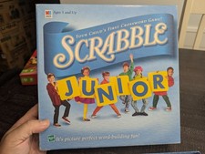 SCRABBLE JUNIOR Board Game 100% COMPLETE 1999 VINTAGE