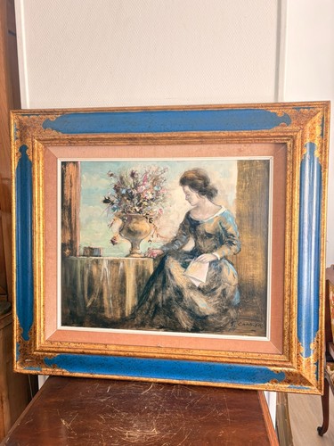 Ancien tableau huile - ancien,