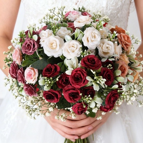 Faux bouquet roses - bouquet, en