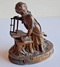 Sujet de pendule en régule 