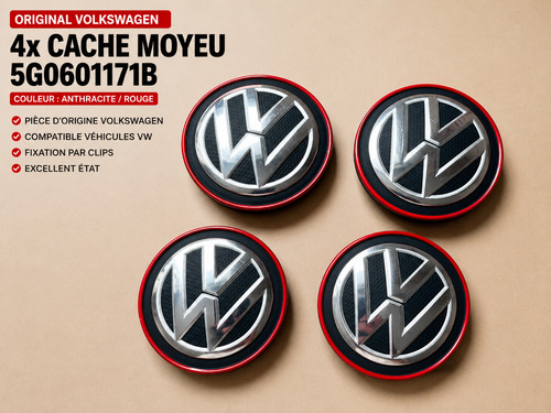 Caches moyeux jante golf - 4,
