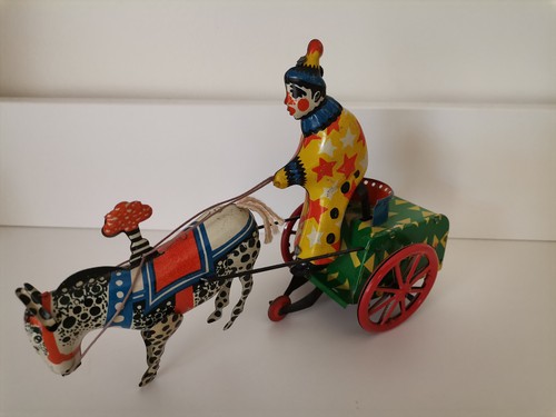 Jouet tôle cirque clown - , sur