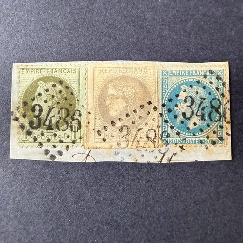 Yvert 29b 41b tricolore - 25,,