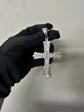 Silver Cross Large Pendant Men's Sterling 925 XL Bail