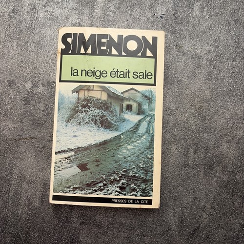 Simenon neige était - neige, sale