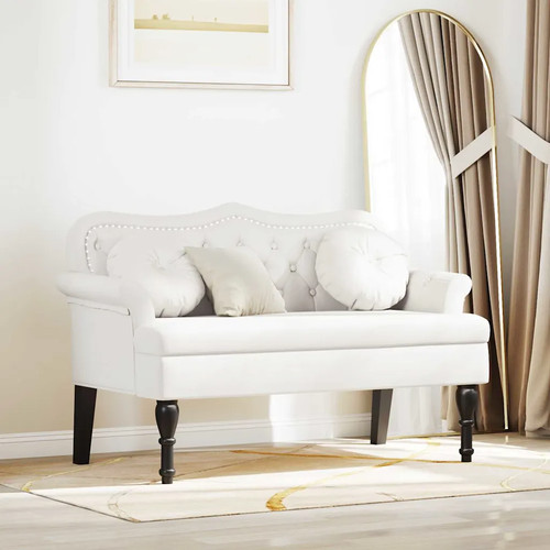 Banc chesterfield avec coussin - avec,