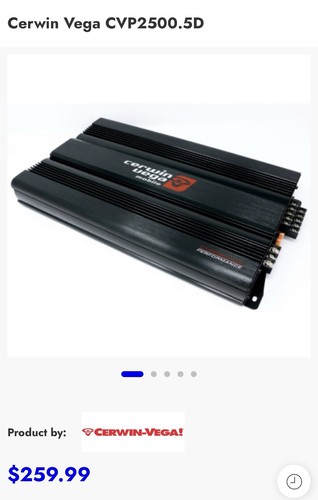 Cerwin vega cvp2500 2500w - cerwin-vega,