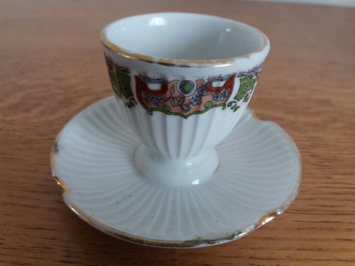 Coquetier ancien porcelaine - coquetier,