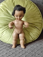 Poupée noire vintage BELLA made in France -hauteur : 31 cm