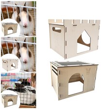 Accessoires pour cage à lapin, grand abri pour hamsters chinchillas