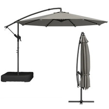 Outsunny Parasol Déporté