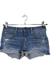 AMERICAN EAGLE OUTFITTERS Short en jean Dames Pantalon court T EU 40 bleu