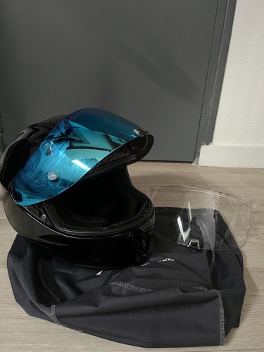 Casque moto exo 391 solid - solid, noir